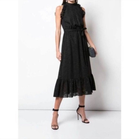 NWT Robert Rodriguez Black sleeveless dress XXS retail $525 - Picture 5 of 11